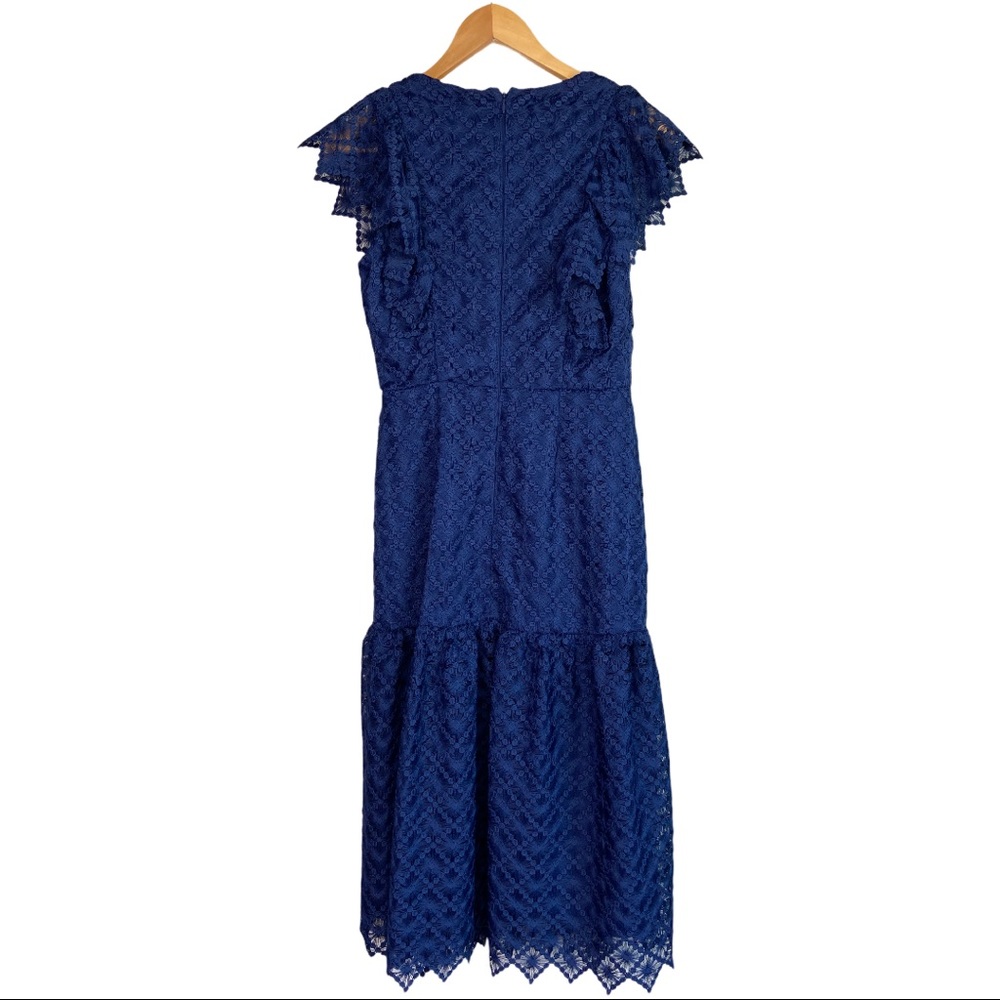 Antonio Melani Bella Navy Lace Midi Dress - Picture 6 of 10
